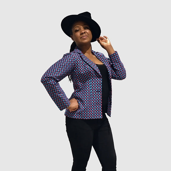 Blazer Femme - Fait en Côte d'Ivoire - By Dine Design - Sawaxx