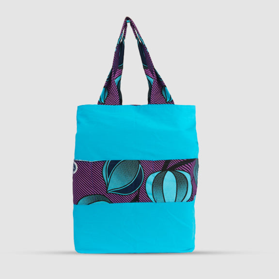 Tote Bag réversible - Violet & Bleu - Sawaxx