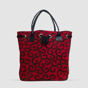 Sac Tribalis Rouge - Made in Côte d'Ivoire - Sawaxx