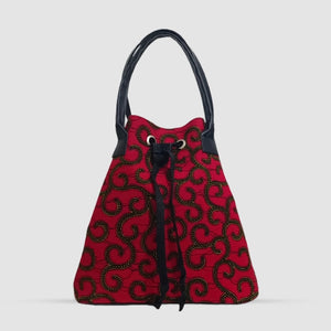 Sac Tribalis Rouge - Made in Côte d'Ivoire - Sawaxx