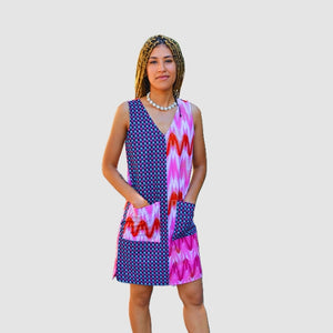 Robe "Pinky Fifty" - Made in Côte d'Ivoire - Sawaxx